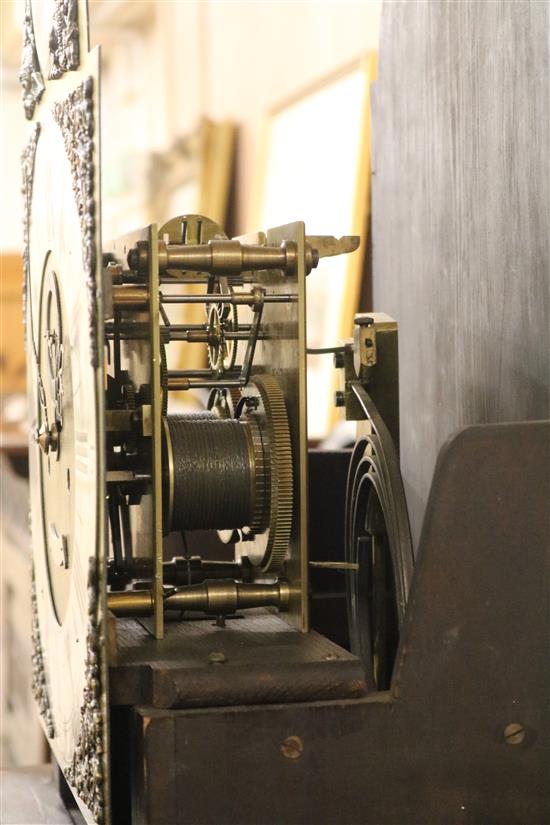 A longcase clock by A. L. Canham H.211cm